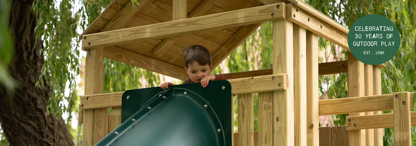 Wooden garden climbing frames slider image